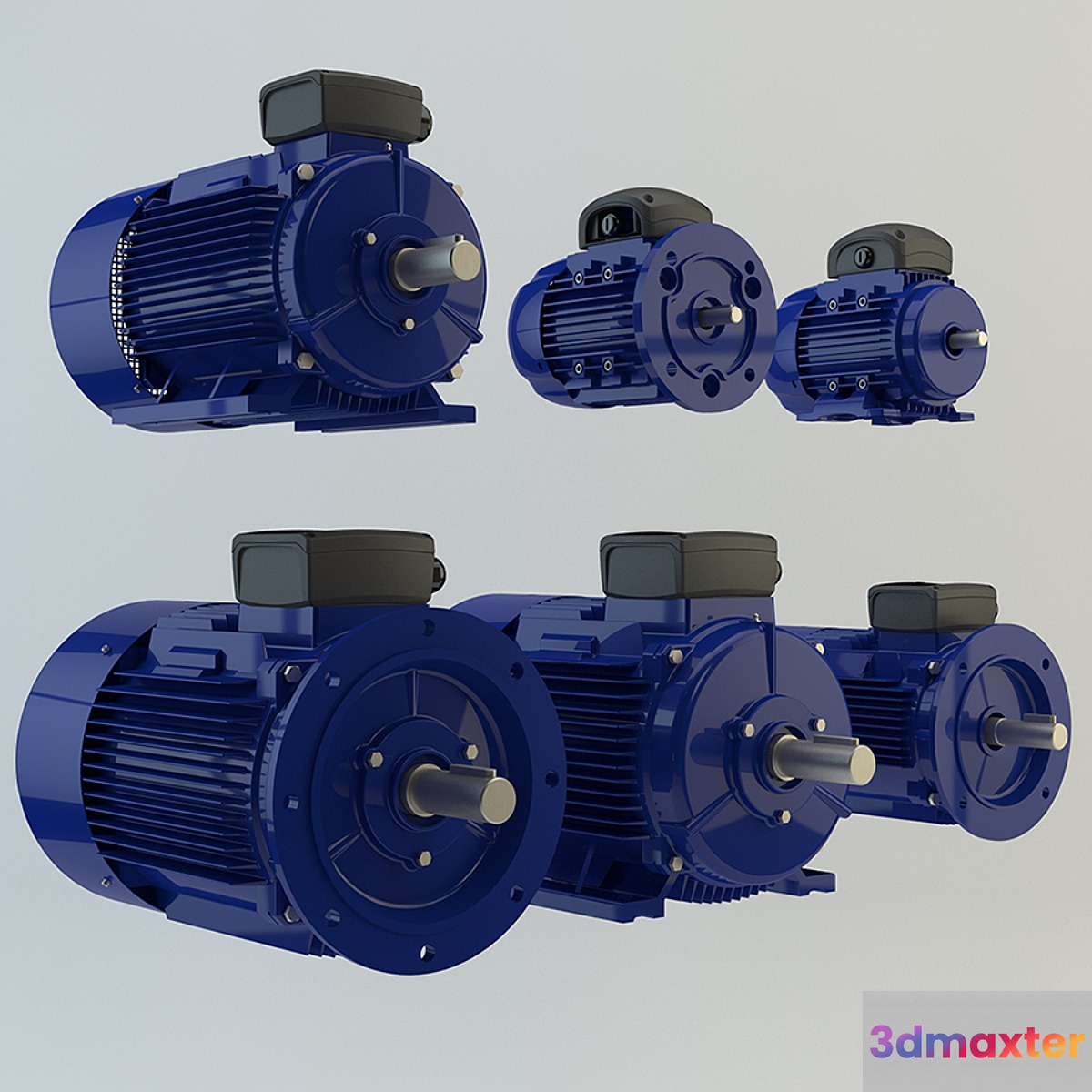 Electric Motor 3D Max