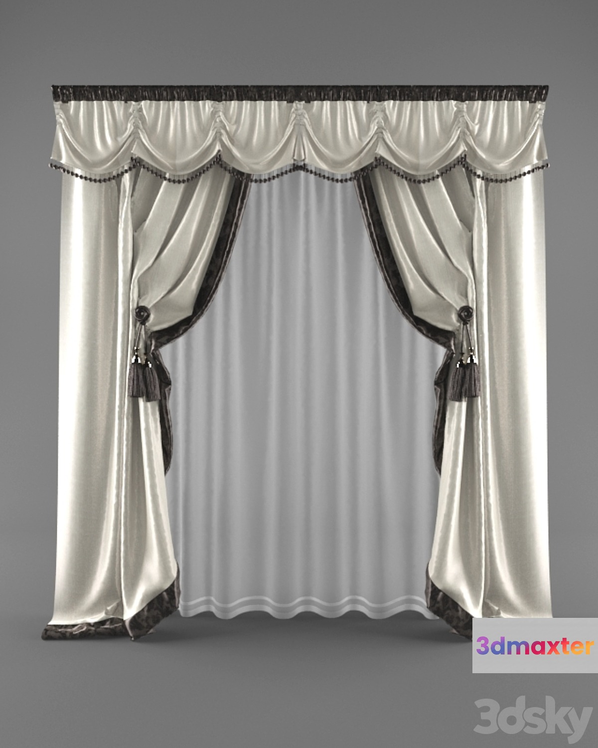 curtain 3D Max