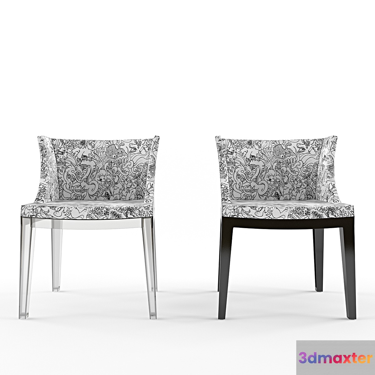 Kartell _ Mademoiselle - No.2 3D Max