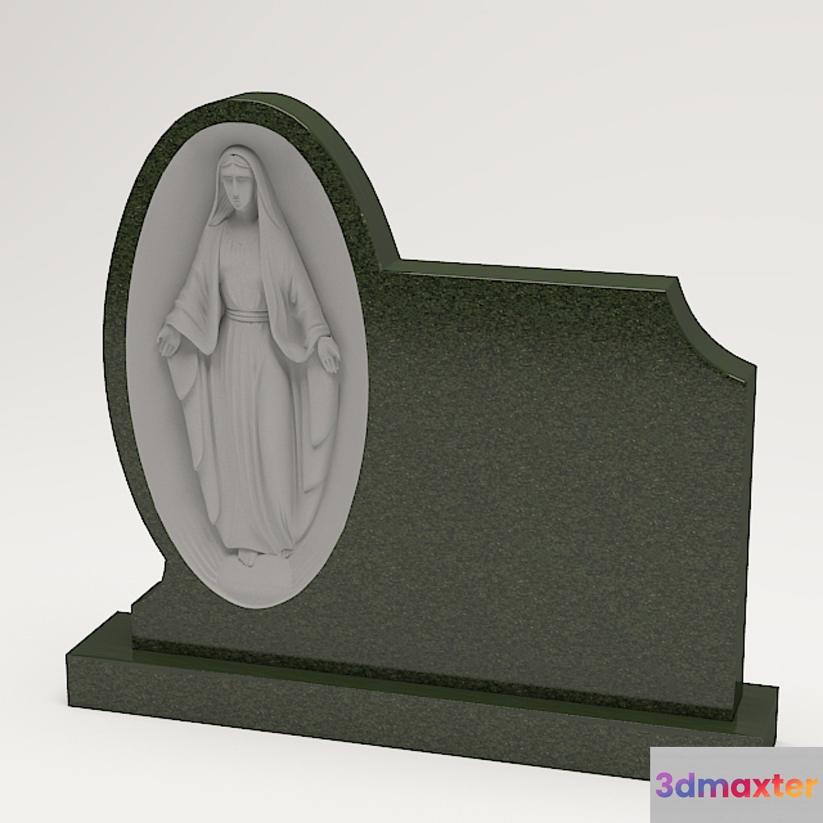 Bas-relief Maria 3D Max