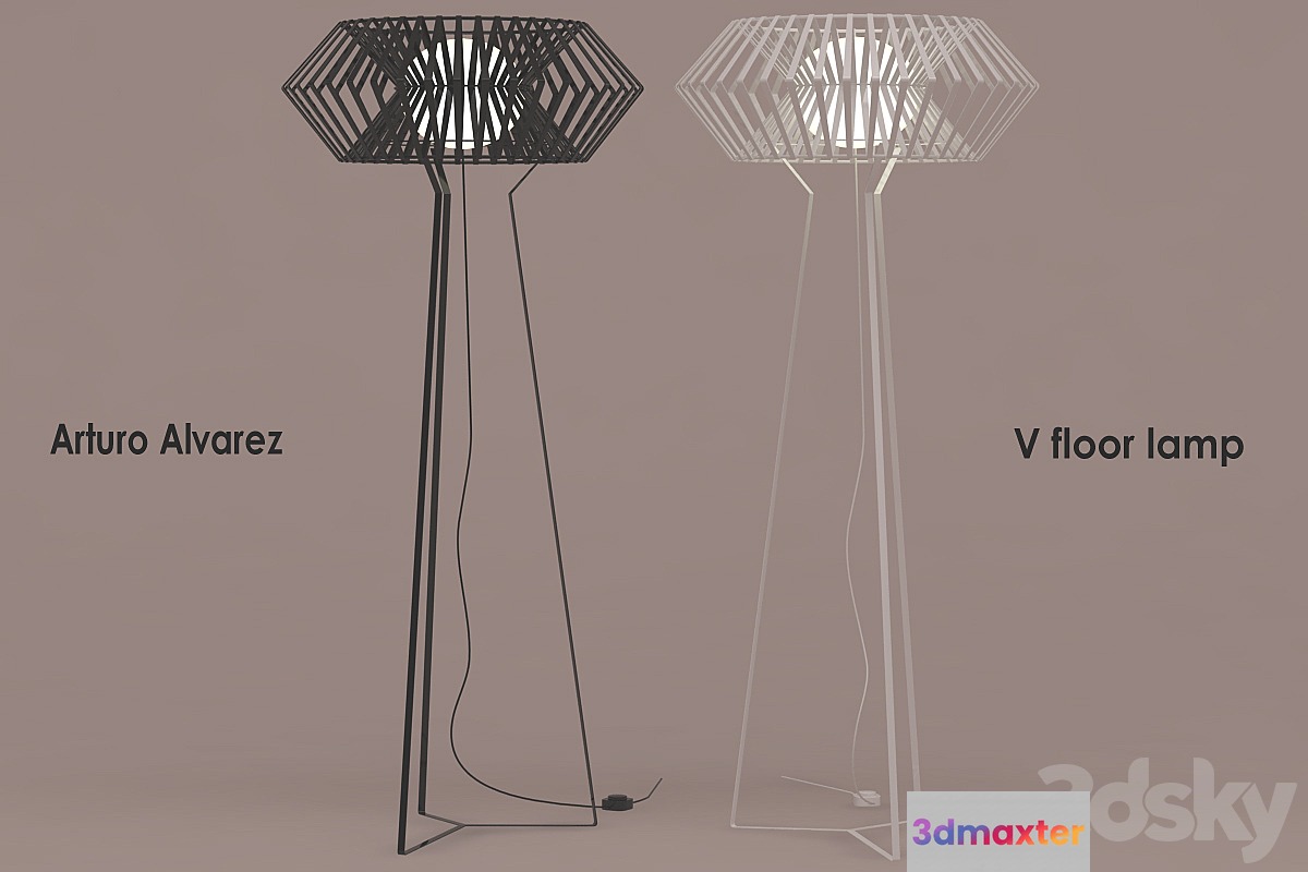 Arturo Alvarez _ V floor lamp 3D Max