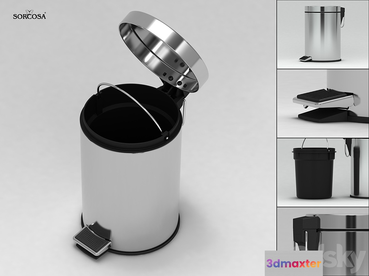 Bucket with pedal