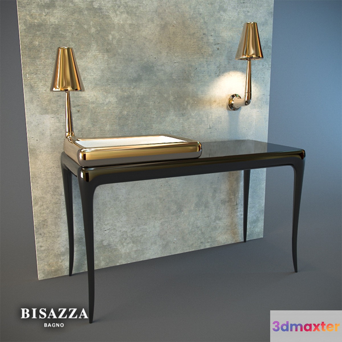 Bisazza bagno _ Large Gloss Table 3D Max