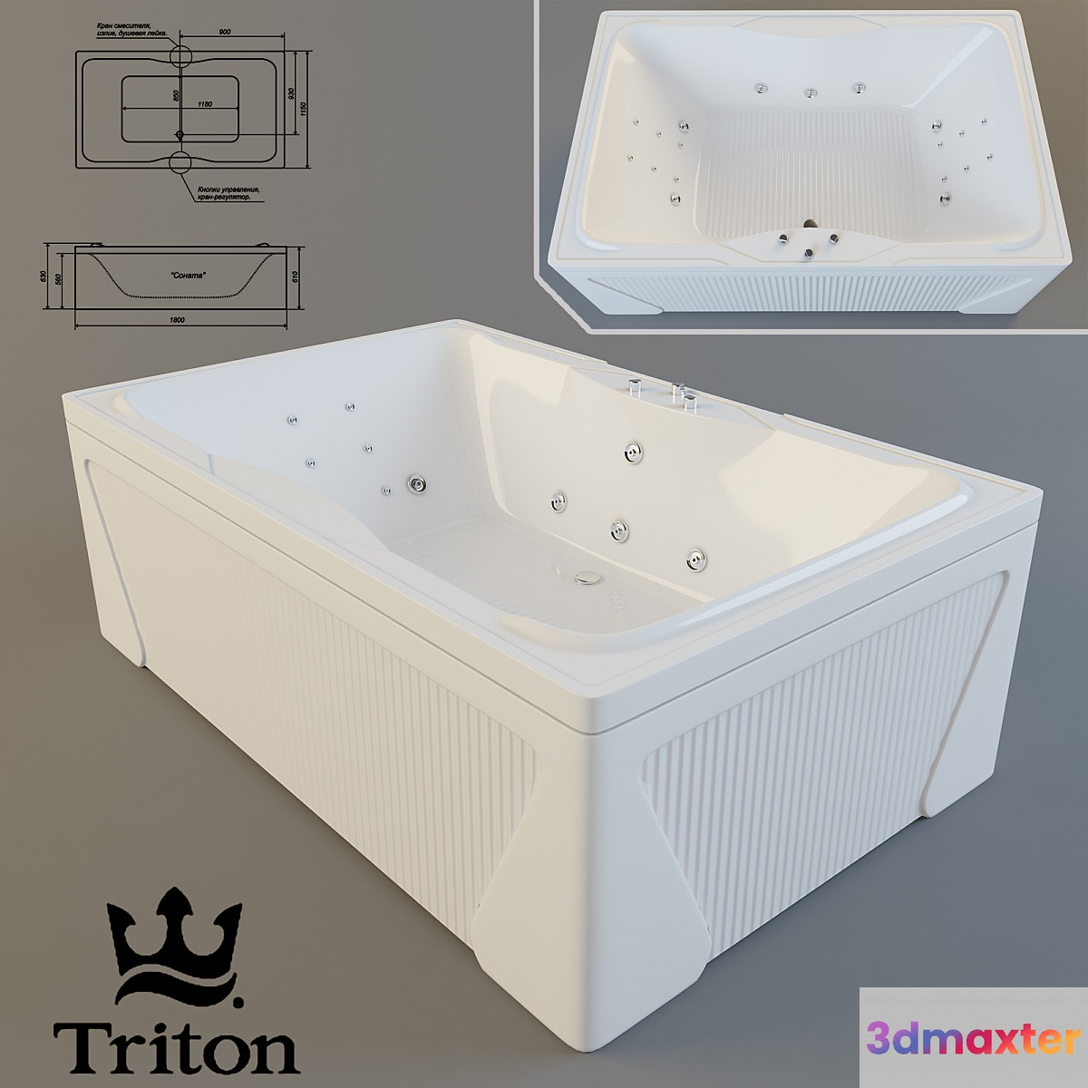 Triton _ Sonata - No.2 3D Max