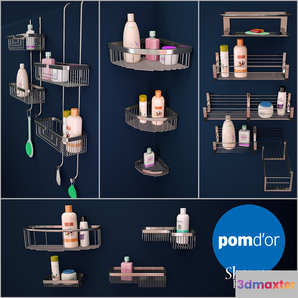 Pom'dor-shower baskets