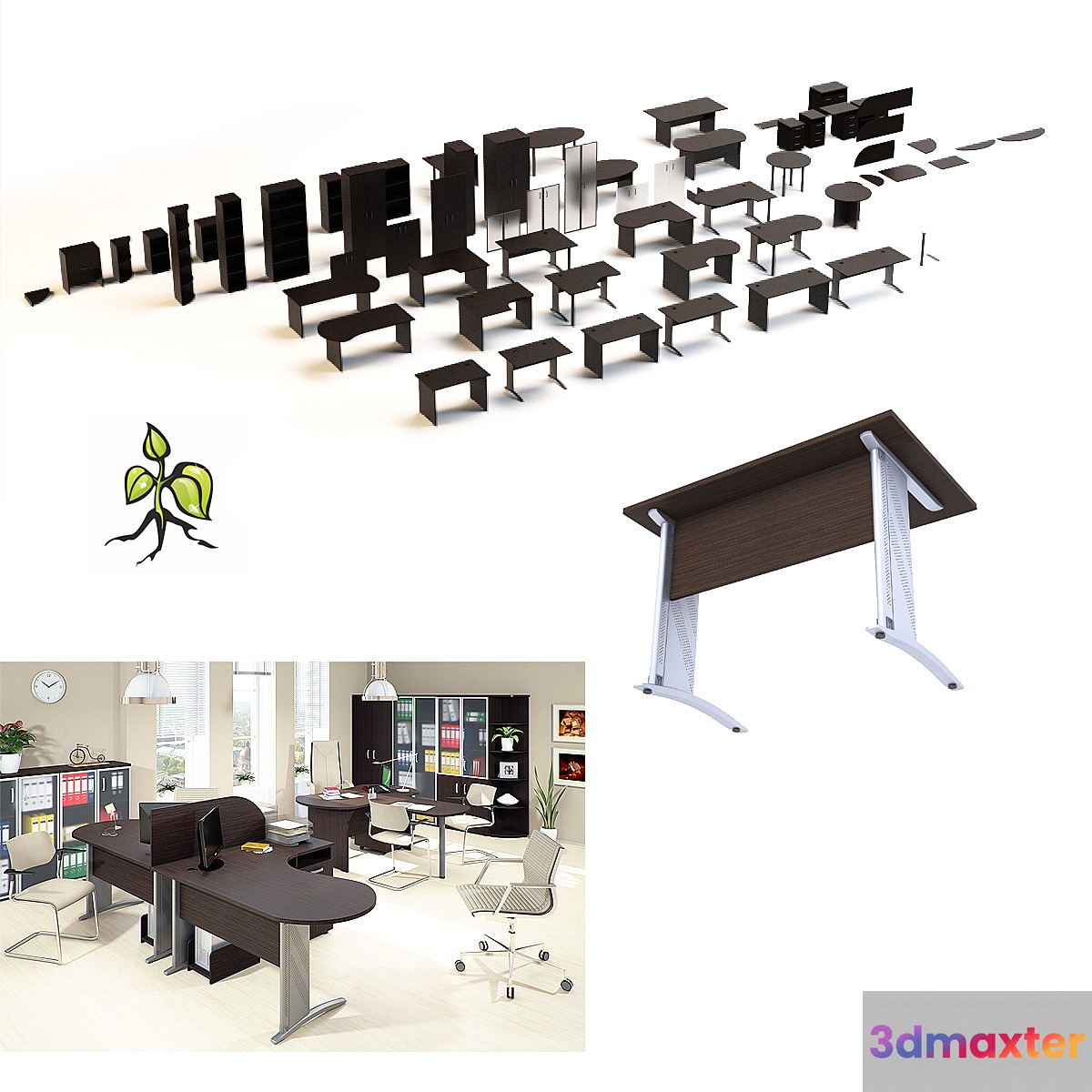 A set of furniture Neo 3D Max