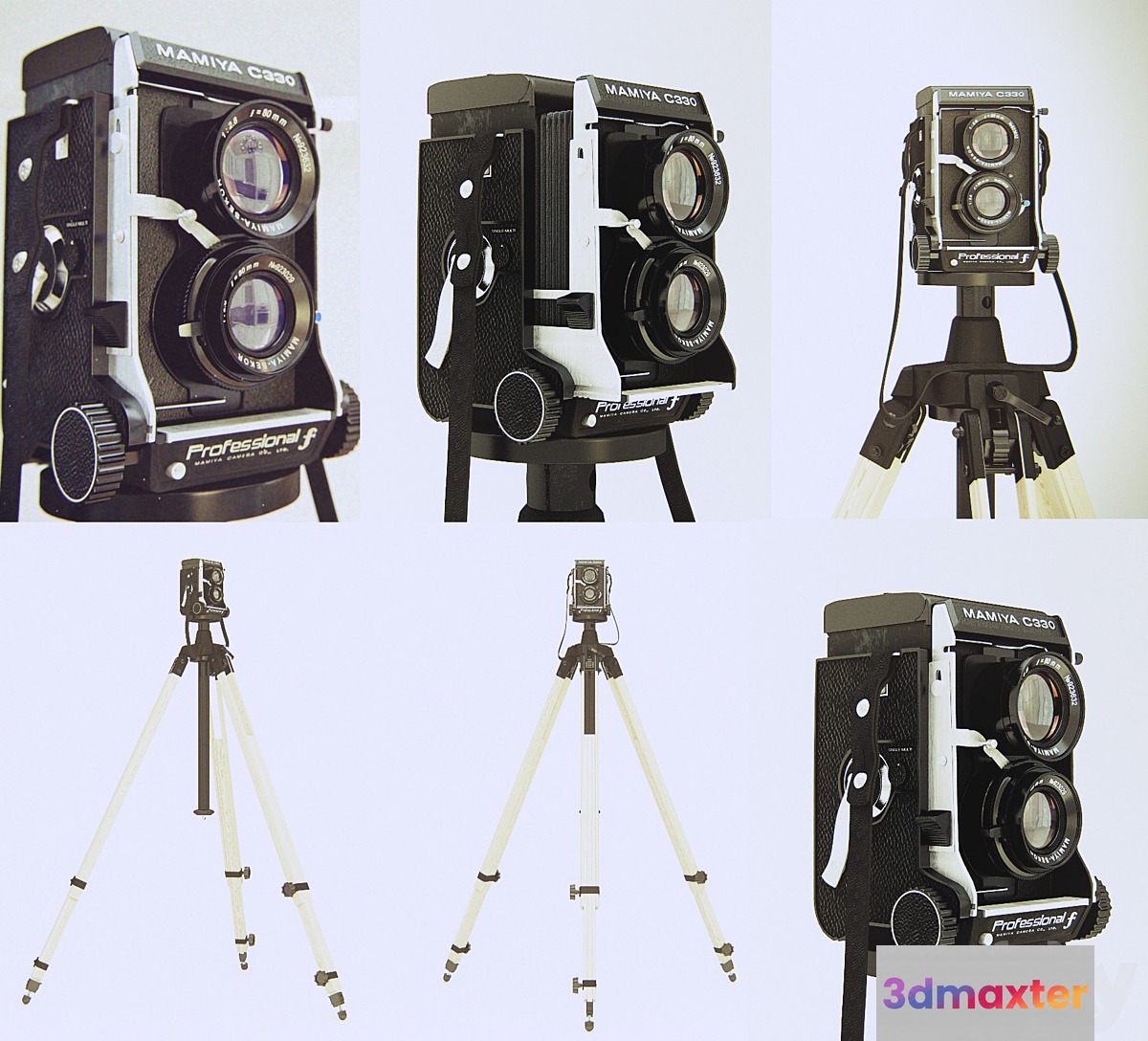 mamiya c330 3D Max
