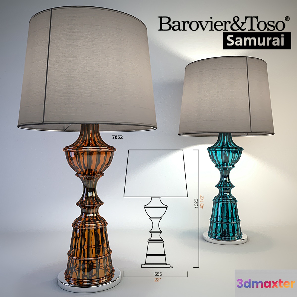 Barovier&Toso _ Samurai 7052 3D Max