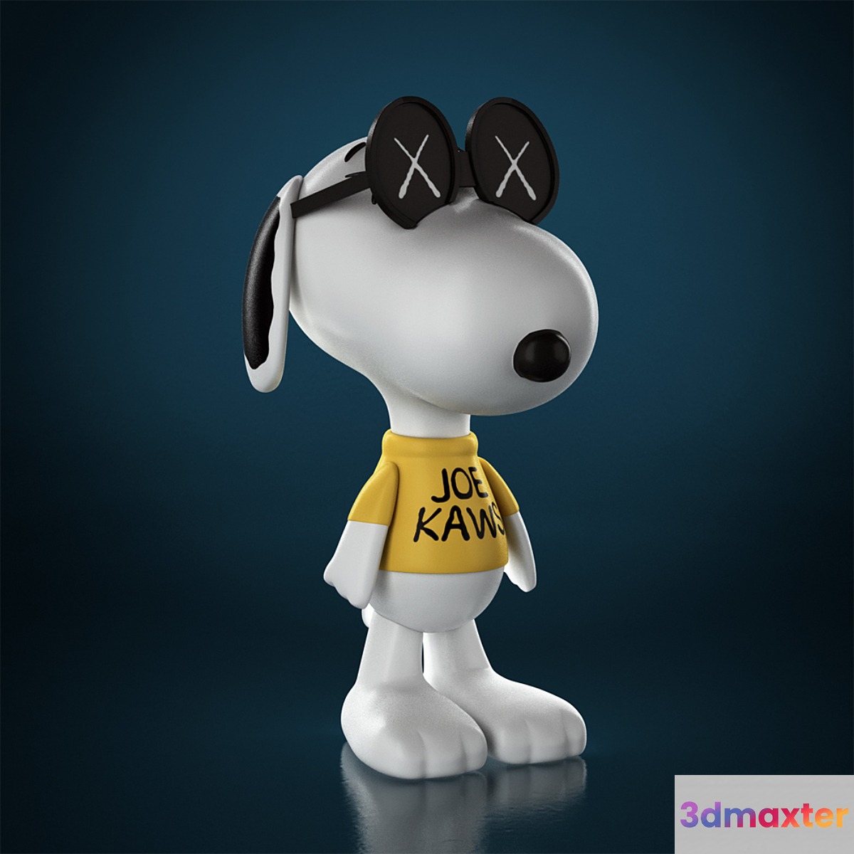 Snoopy KAWS 3D Max
