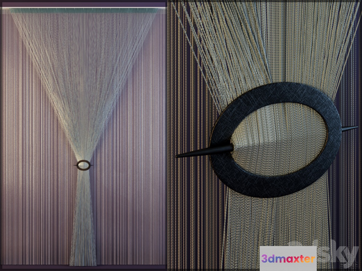 curtain - No.2 3D Max