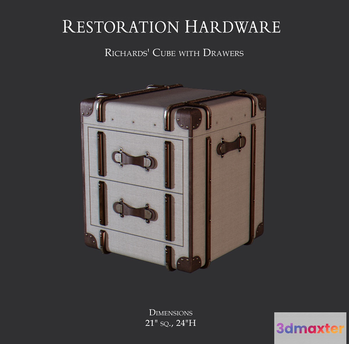 Richards ' Cube with Drawers 3D Max