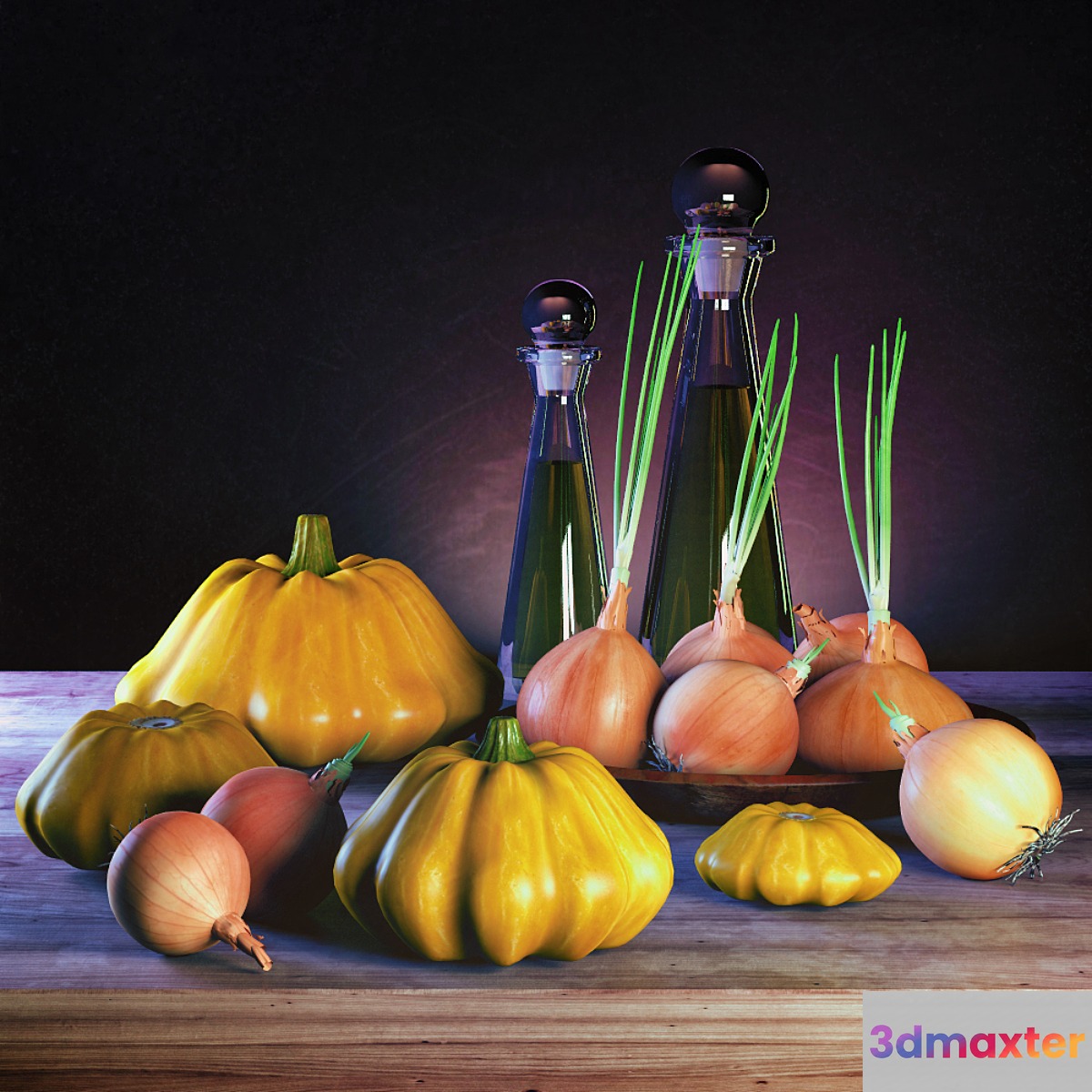 Vegetables 3D Max