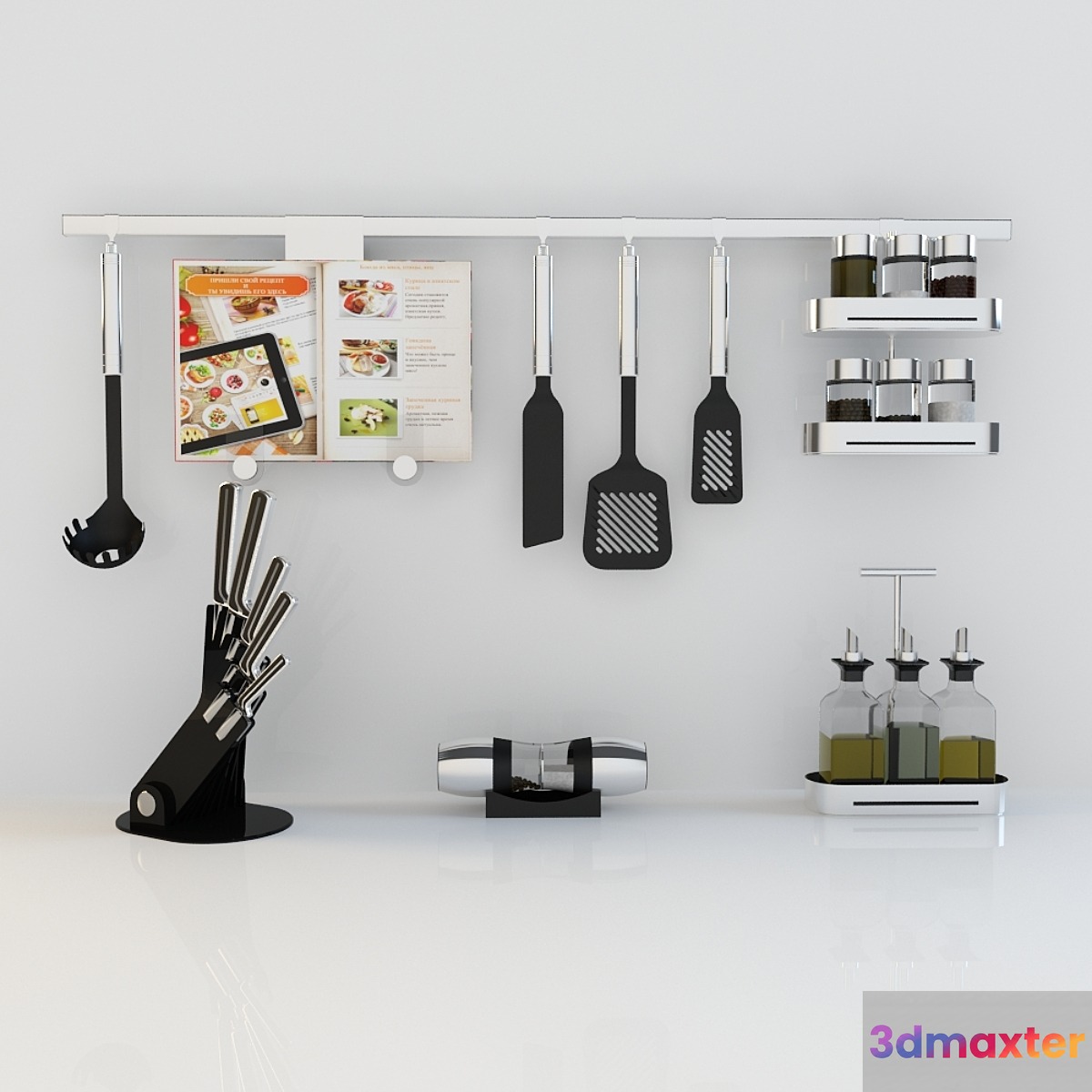 kitchen detail 3D Max