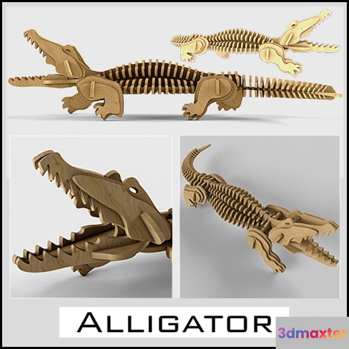 Alligator 3D Max