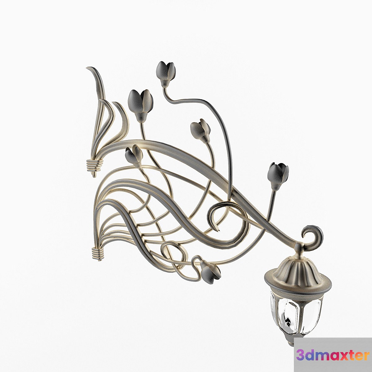 Wrought-iron lamp 3D Max