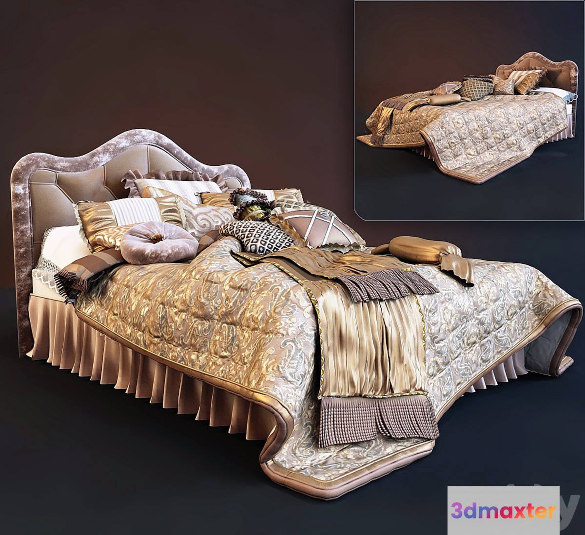 Bed 3D Max