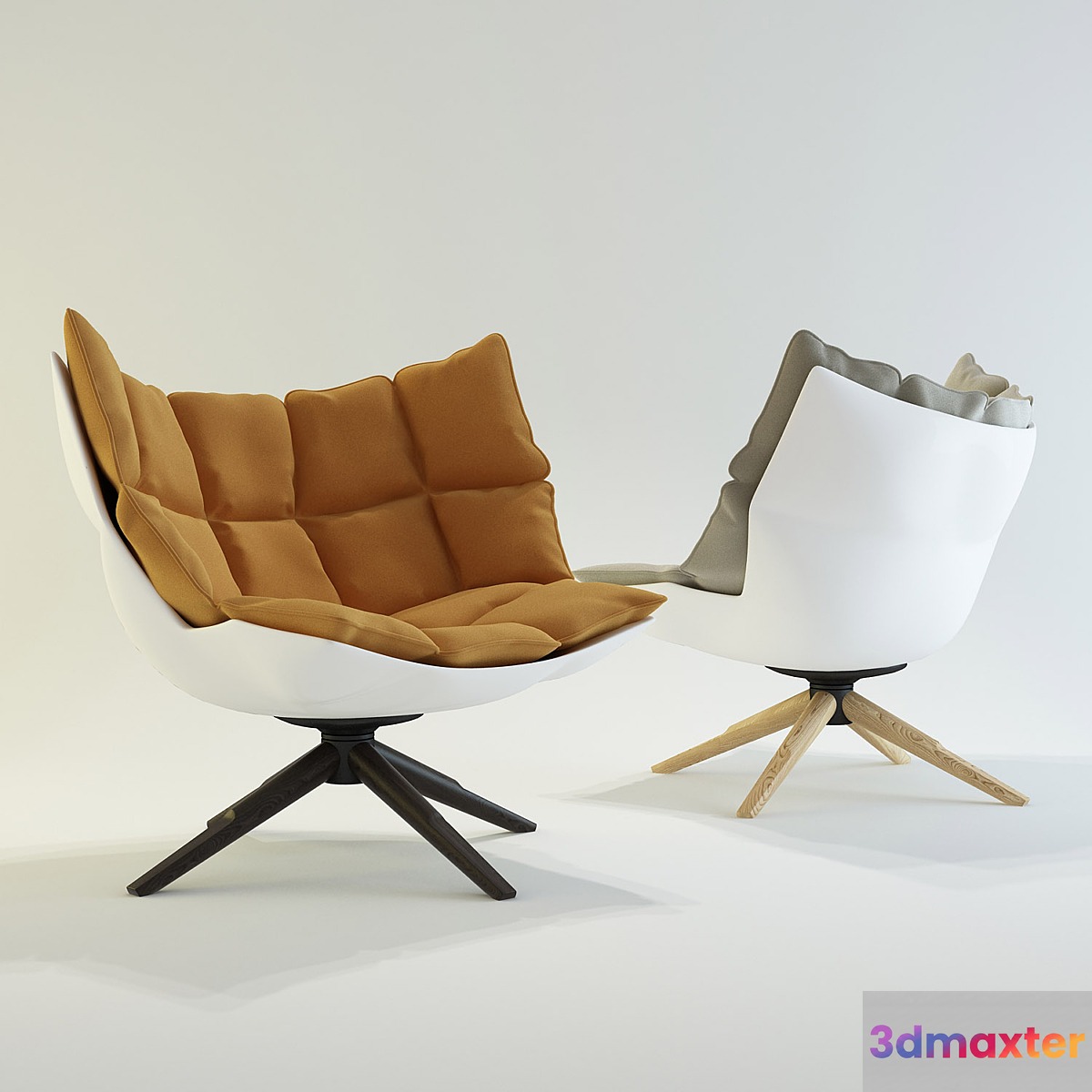 B&B Italia _ Husk Swivel 3D Max