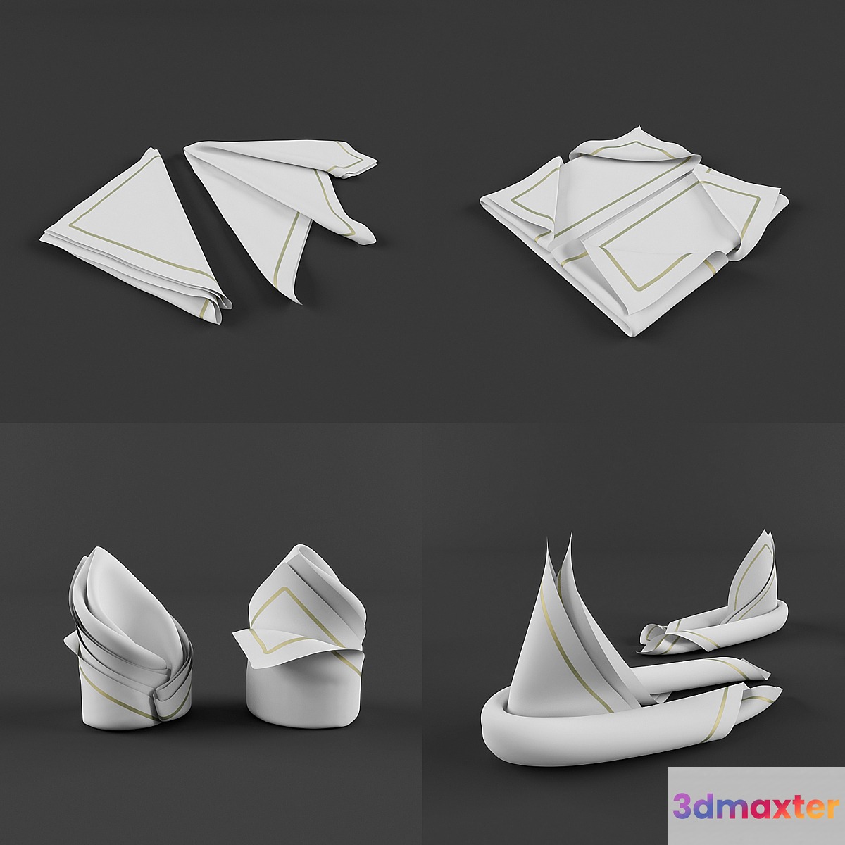 Napkins 3D Max