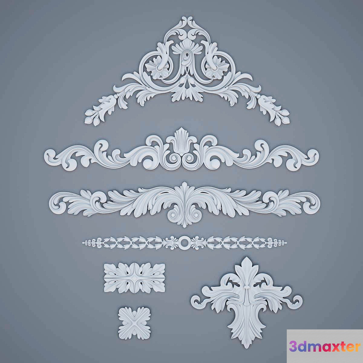 Decorative elements 3D Max
