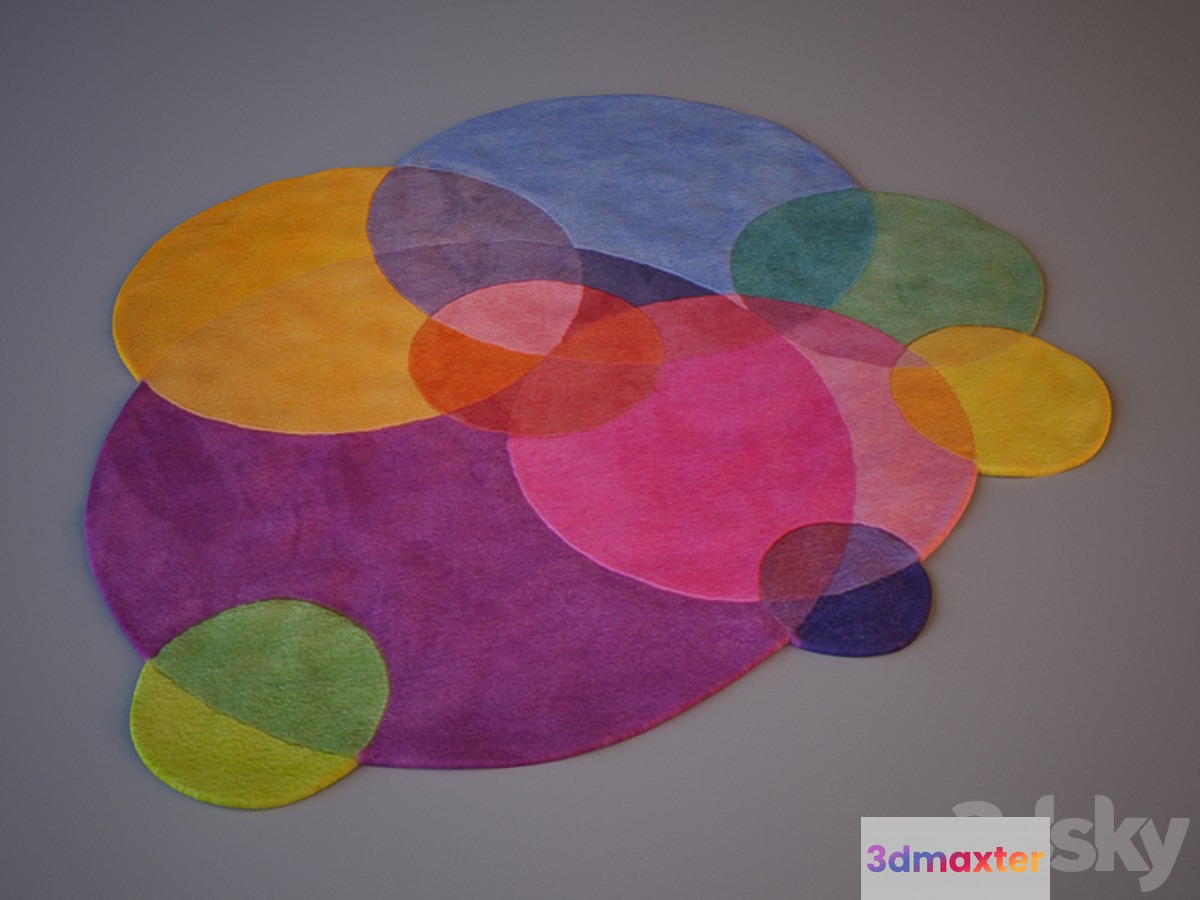 Sonya Rugs _ Bubbles Square 3D Max