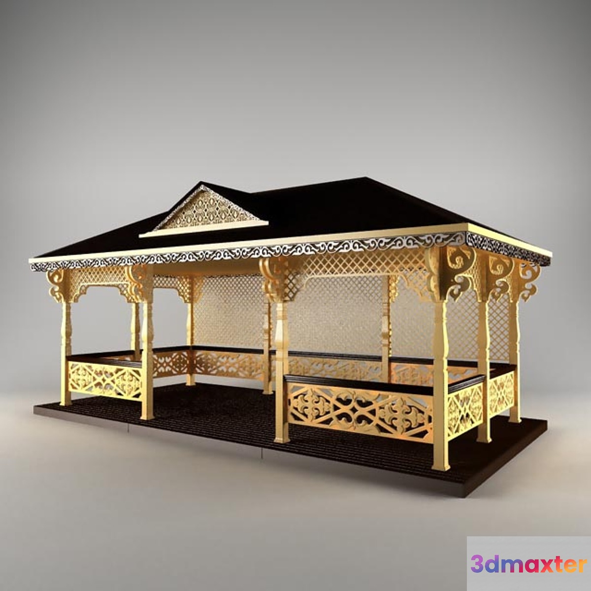 Arbor wood 3D Max