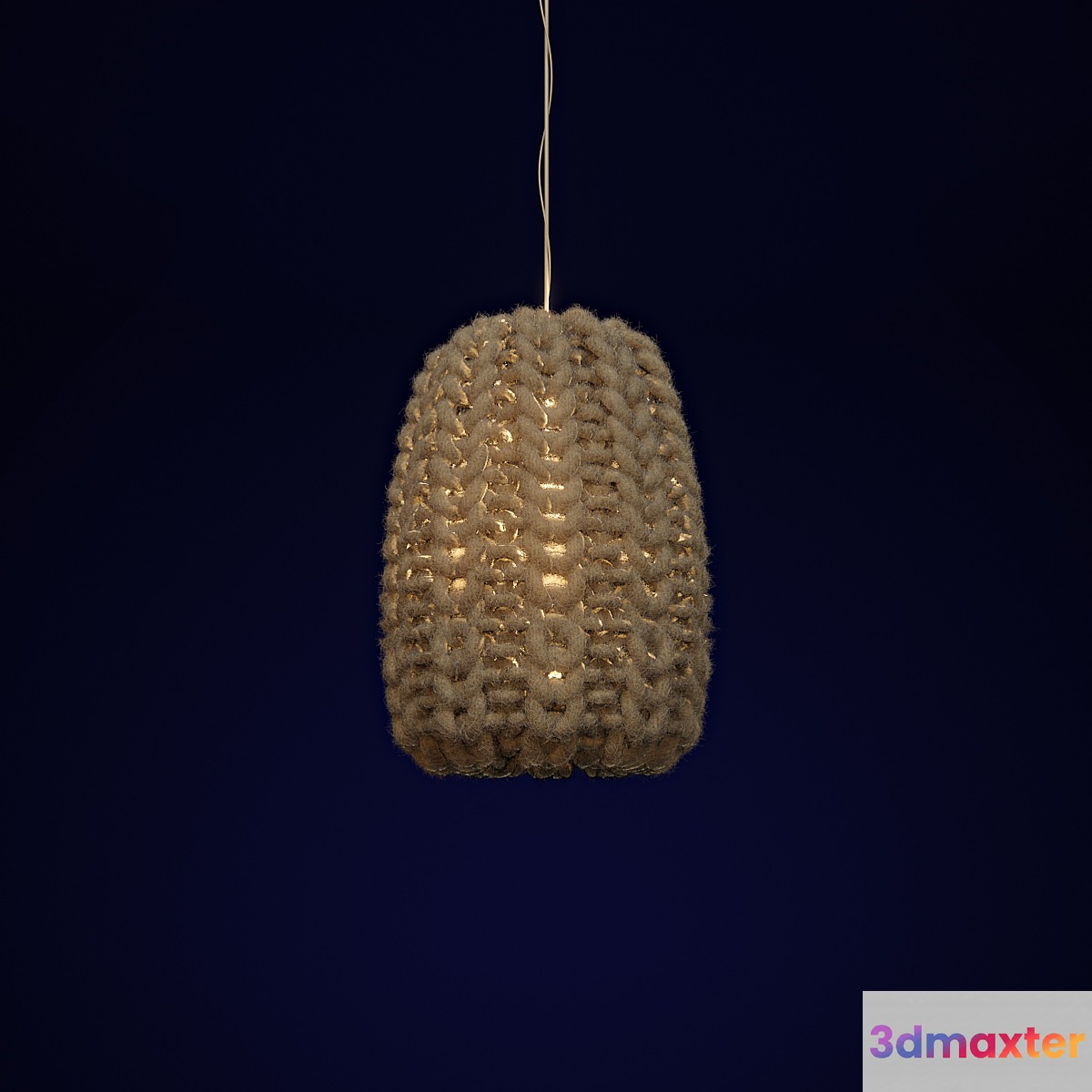 Knitted chandelier 3D Max