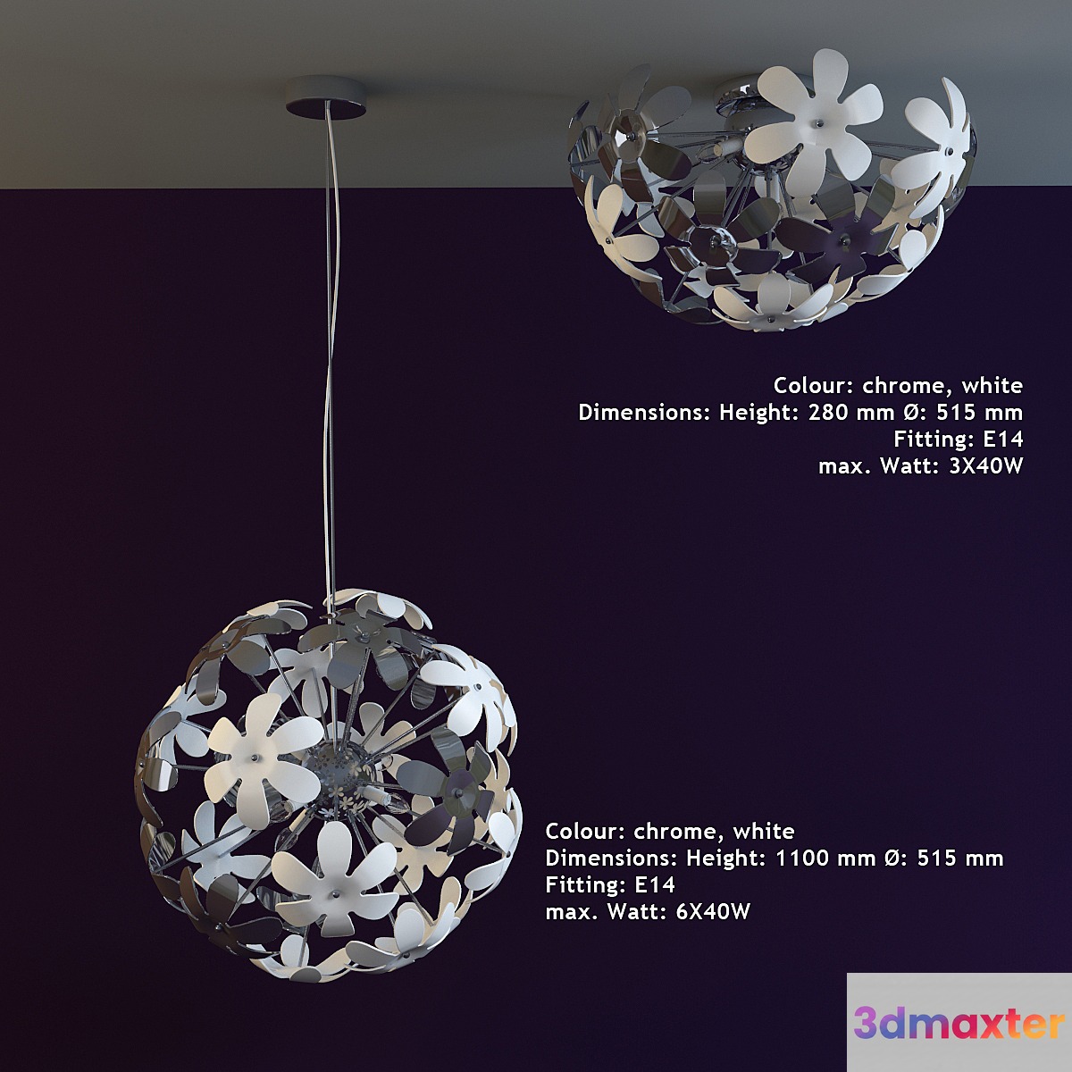Camile Chandelier - No.2 3D Max
