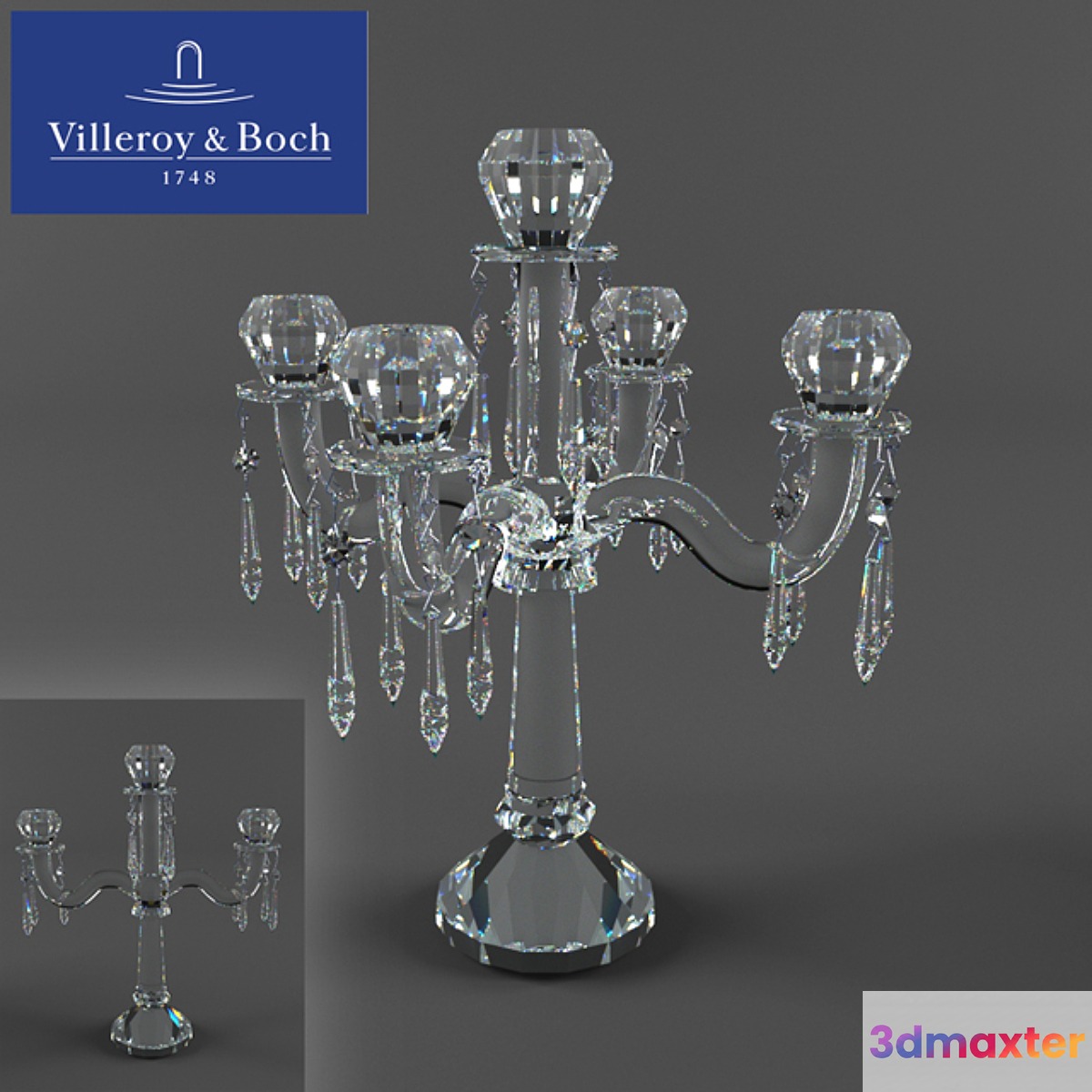 Villeroy & Boch _ Retro Accessories Candelabra 3D Max
