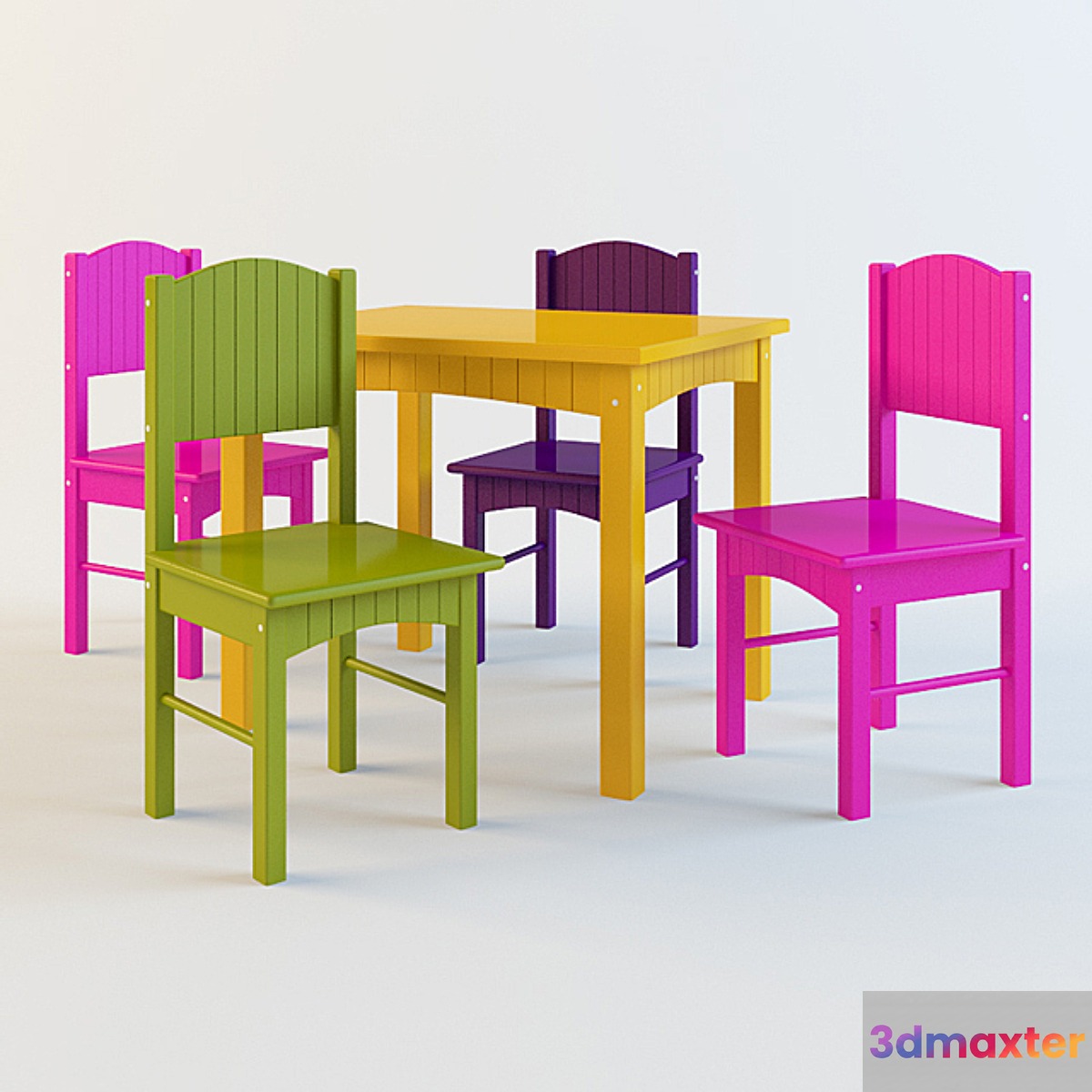 Childrens table and chairs - No.3