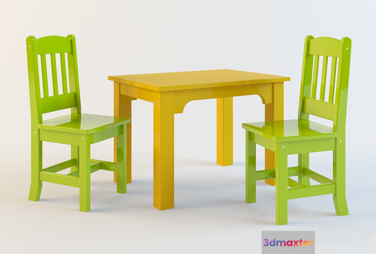 Childrens table and chairs