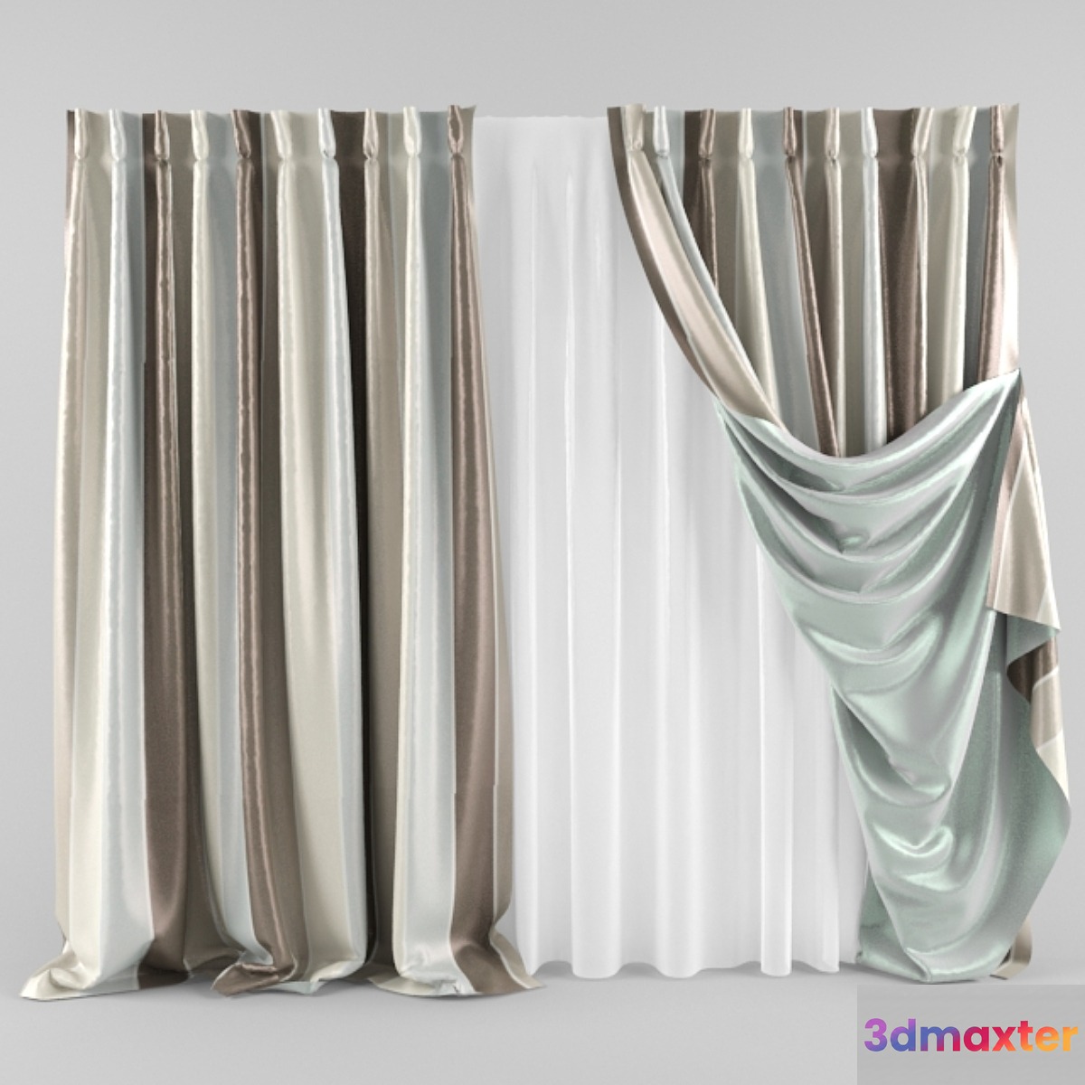 striped curtains - No.2