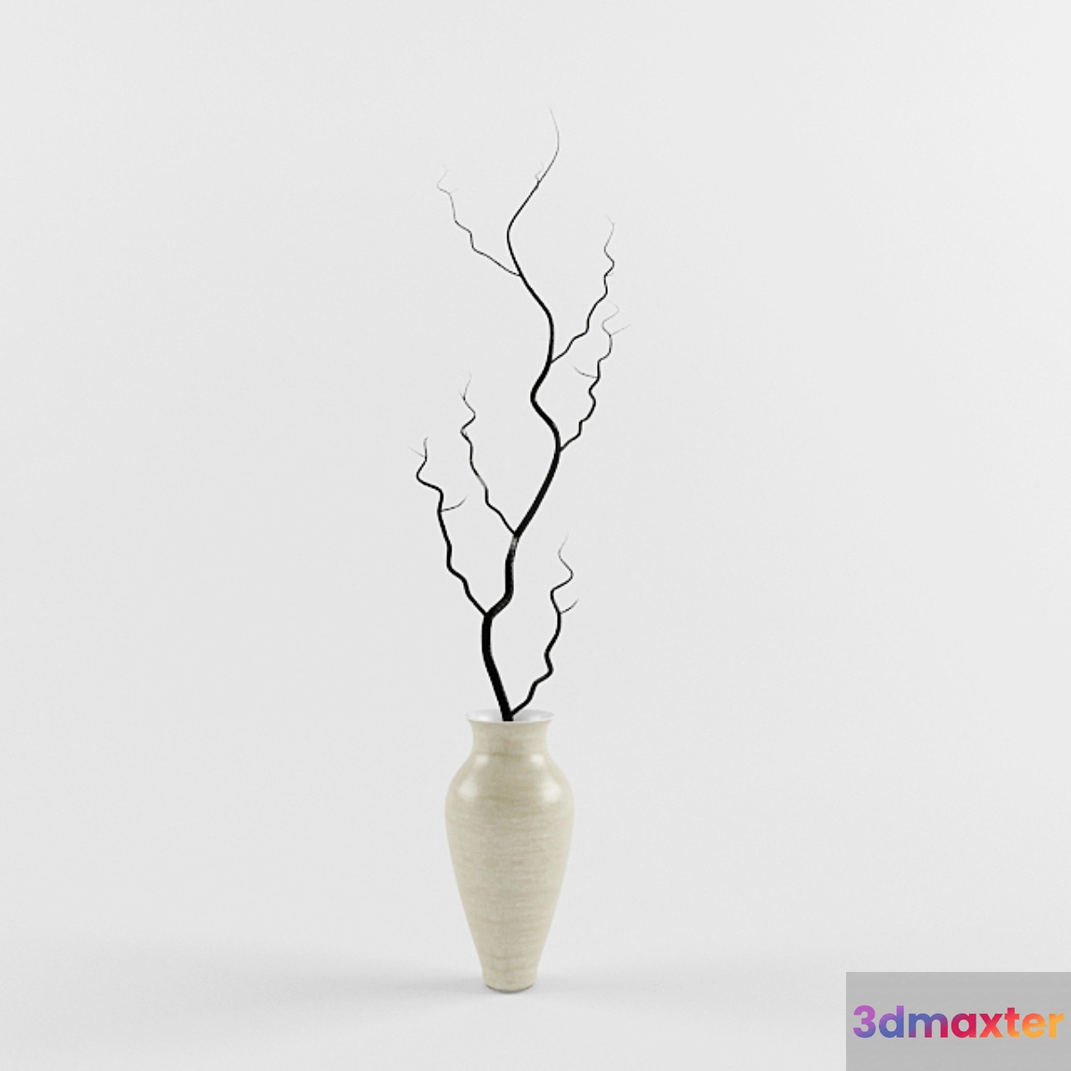Branch in vase