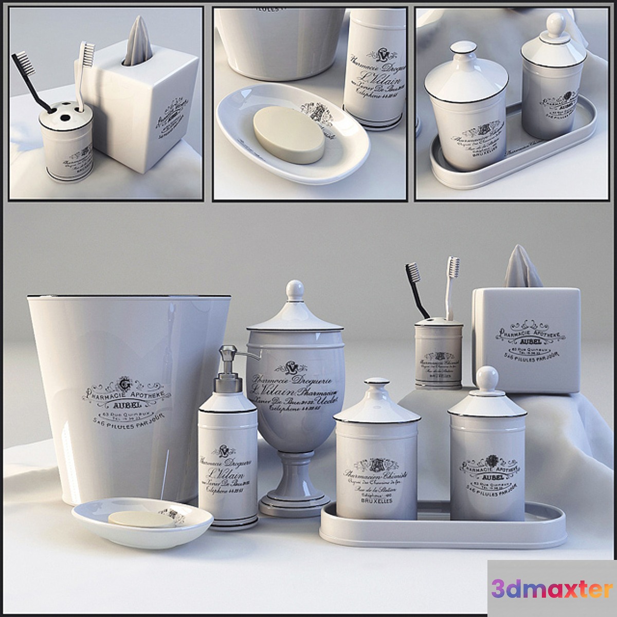 decorative set - No.2 3D Max