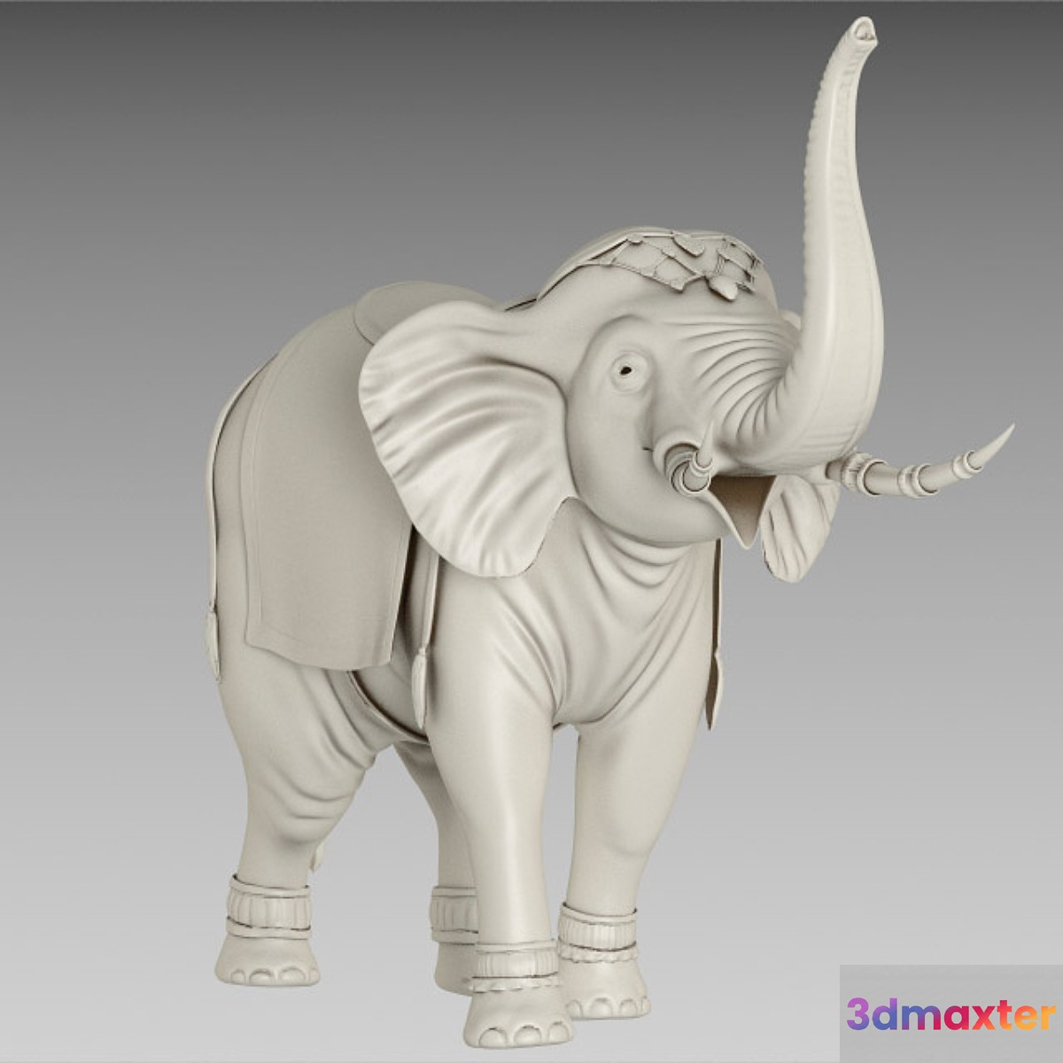Elephant 3D Max