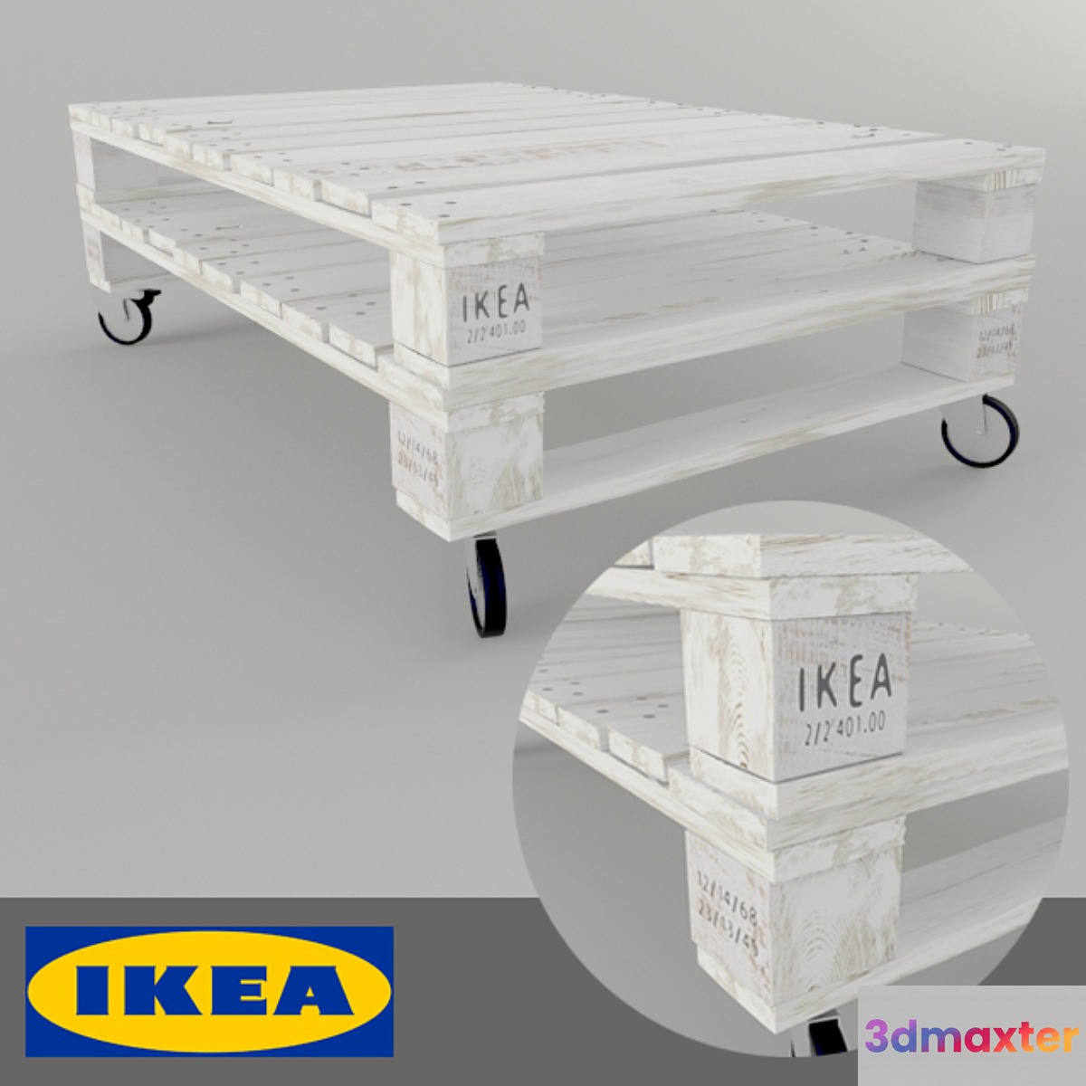 Coffee table IKEA 3D Max
