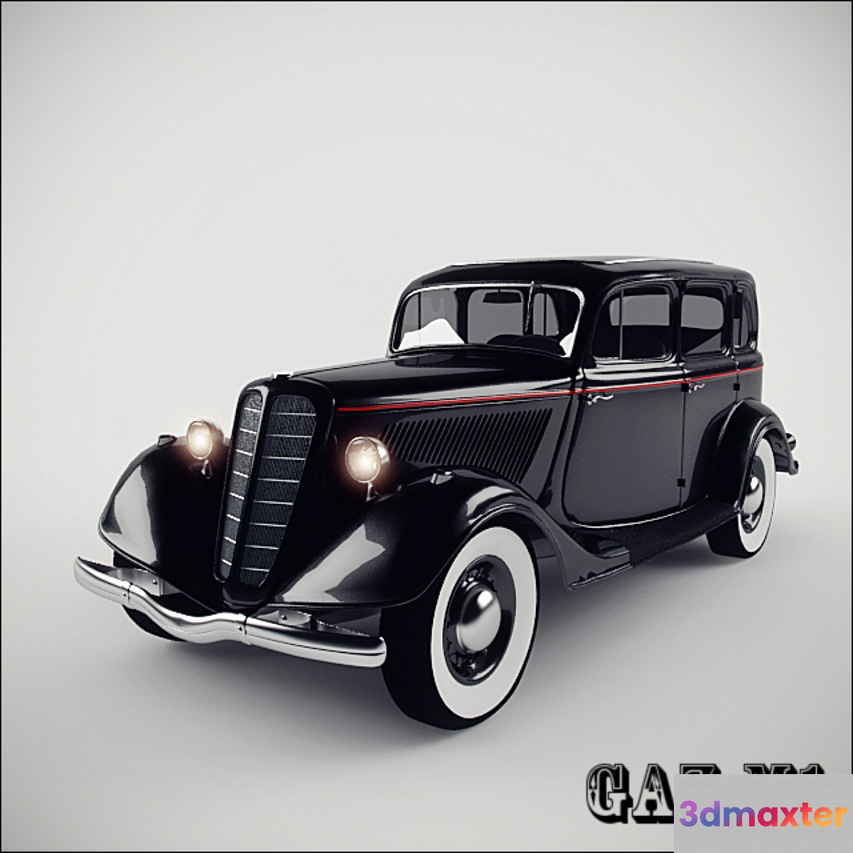 Gaz-M1 3D Max