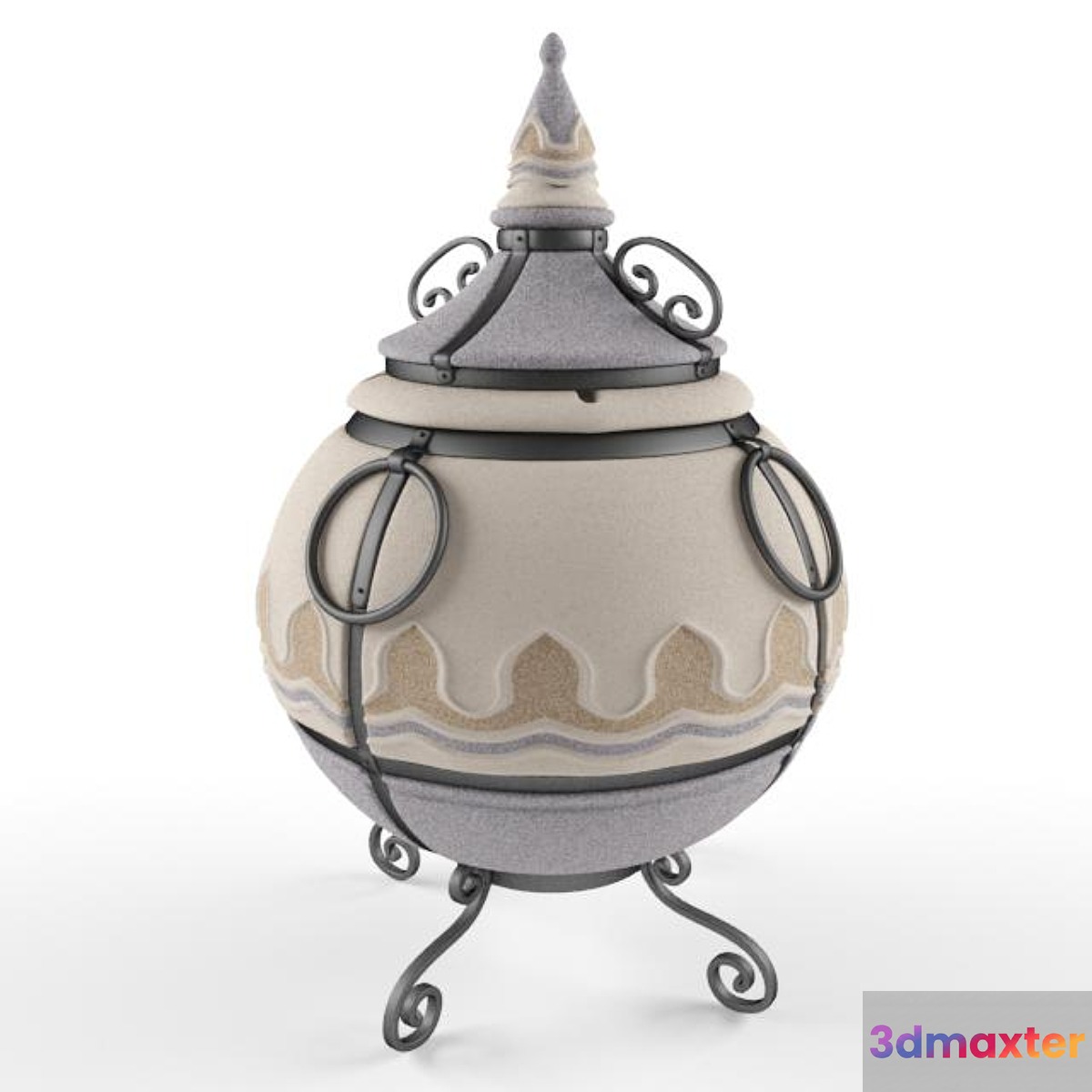 Ceramic grill 3D Max