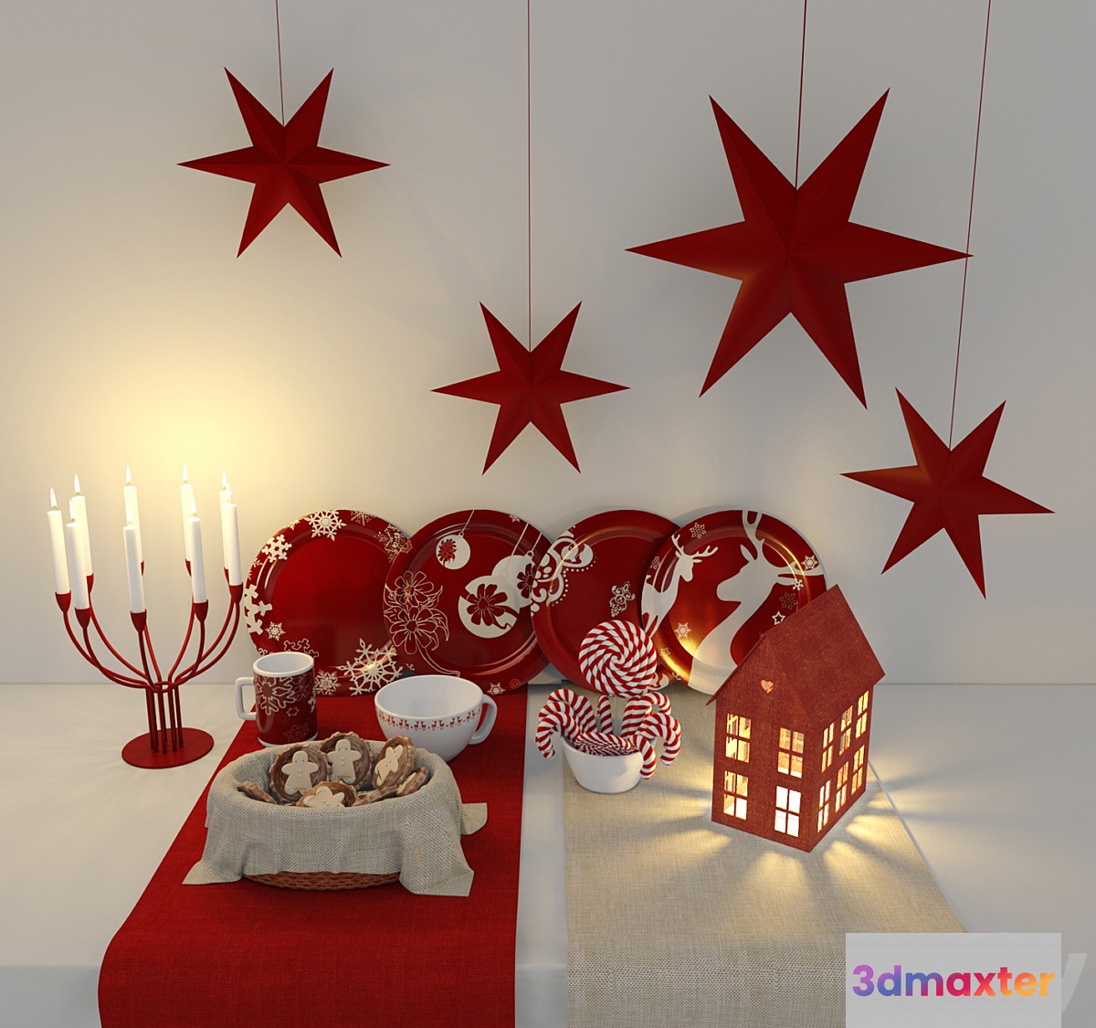 Decorative Christmas set