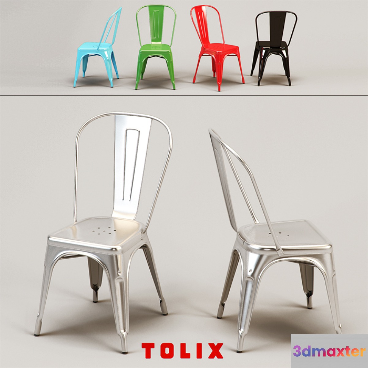 Tolix chair A