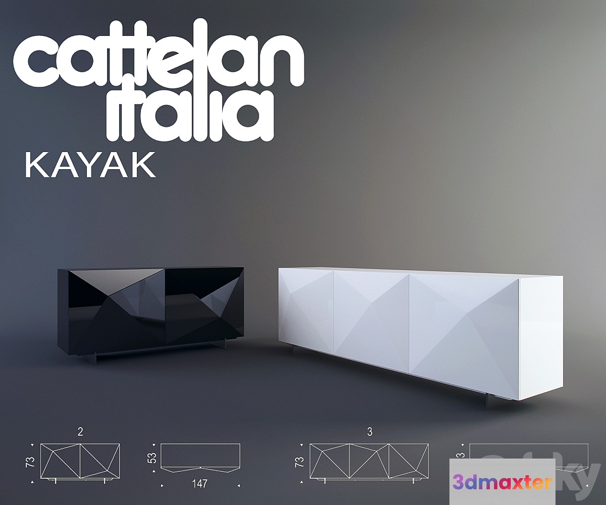 Cattelan Italia _ Kayak 3D Max