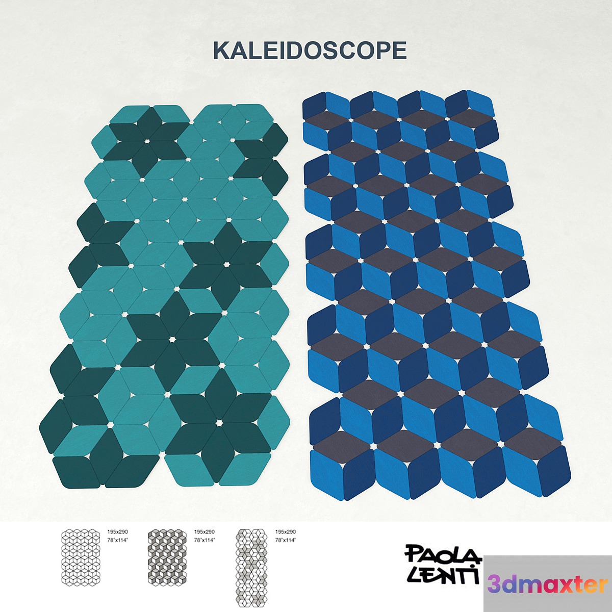 Carpet Kaleidoscope Paola Lenti 3D Max