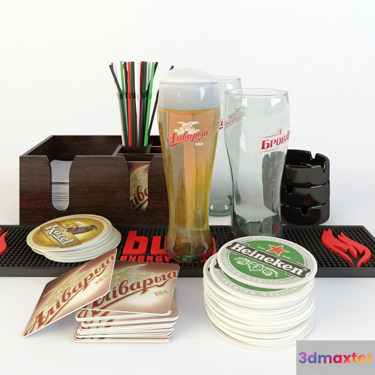 Item set for bar 3D Max
