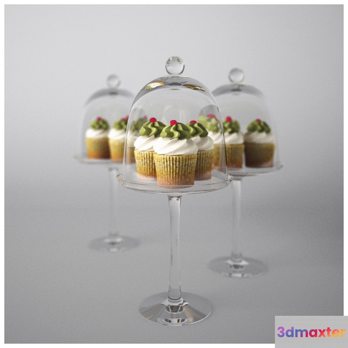 Cupcakes on stand
