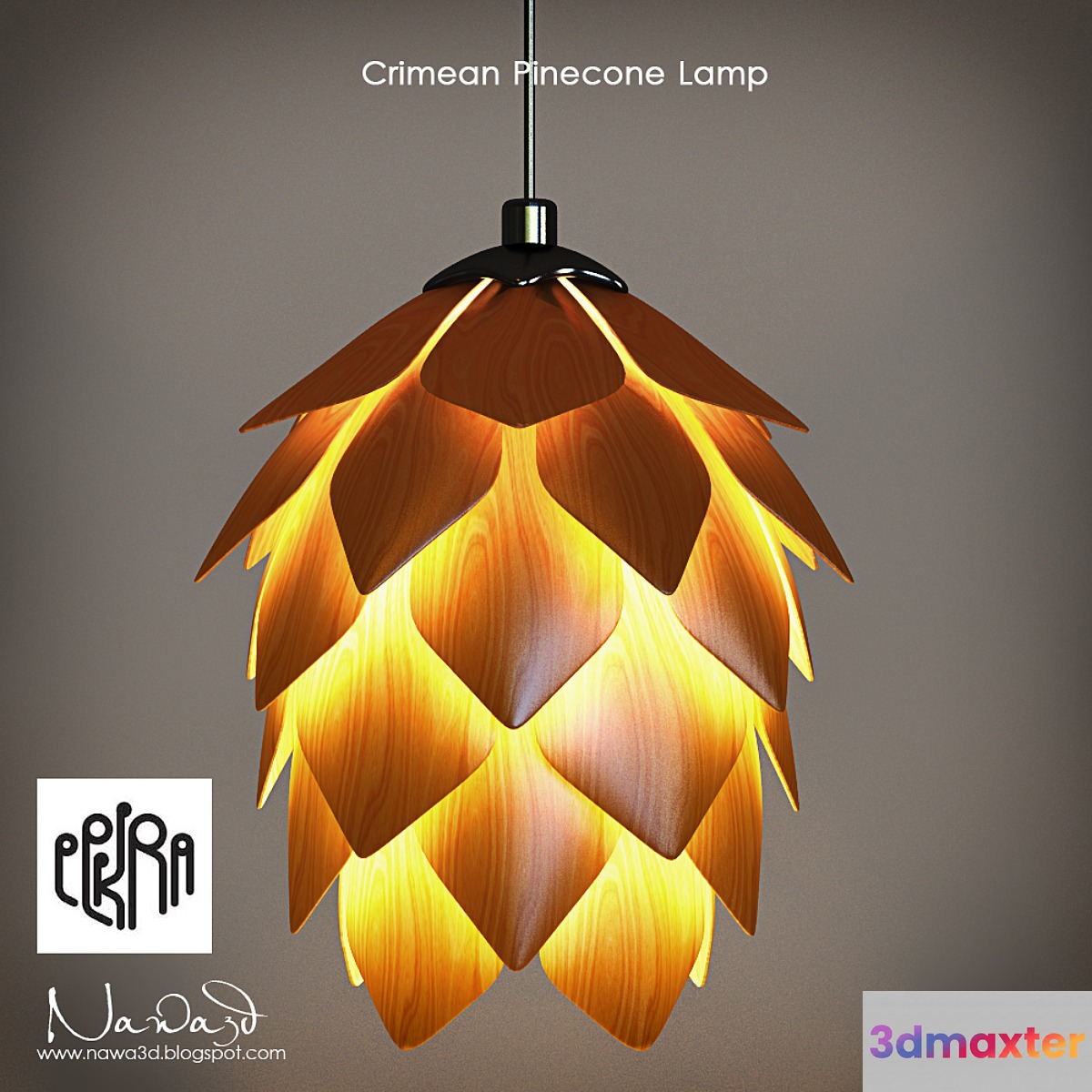 Eekra _ Crimean Pinecone Lamp 3D Max