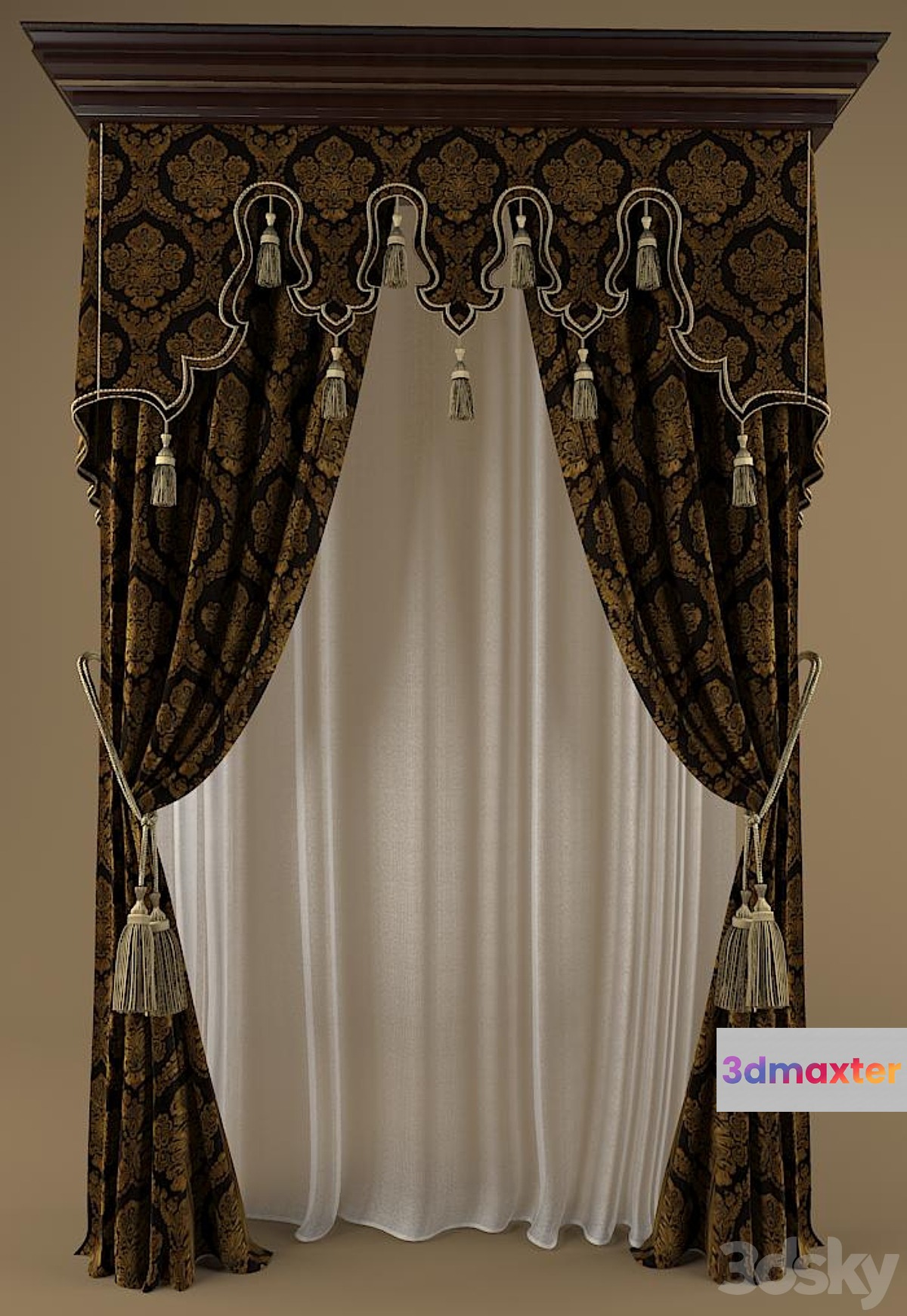 Roller Blind 3D Max