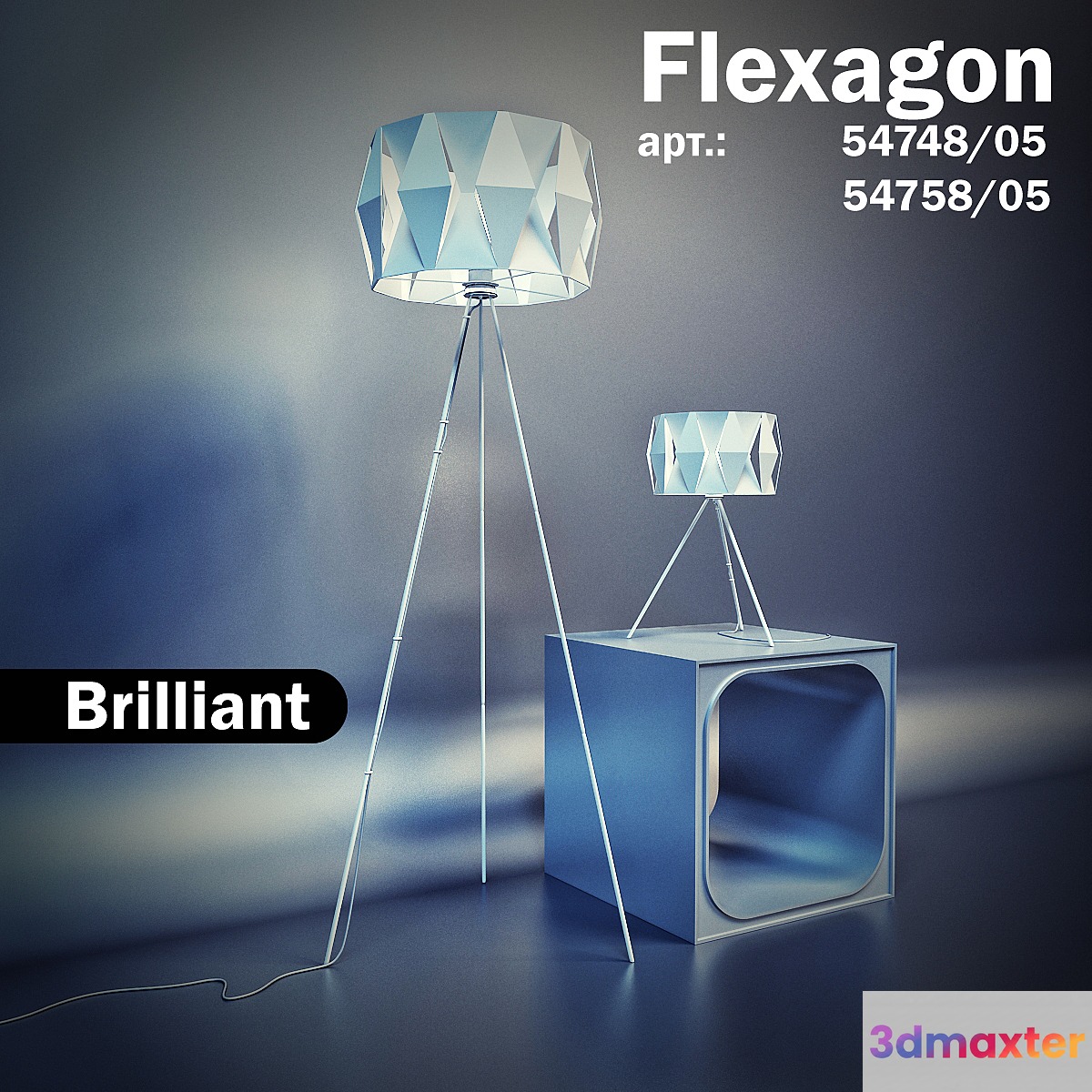 FLEXAGON ART.: 54758_05 54748_05 3D Max
