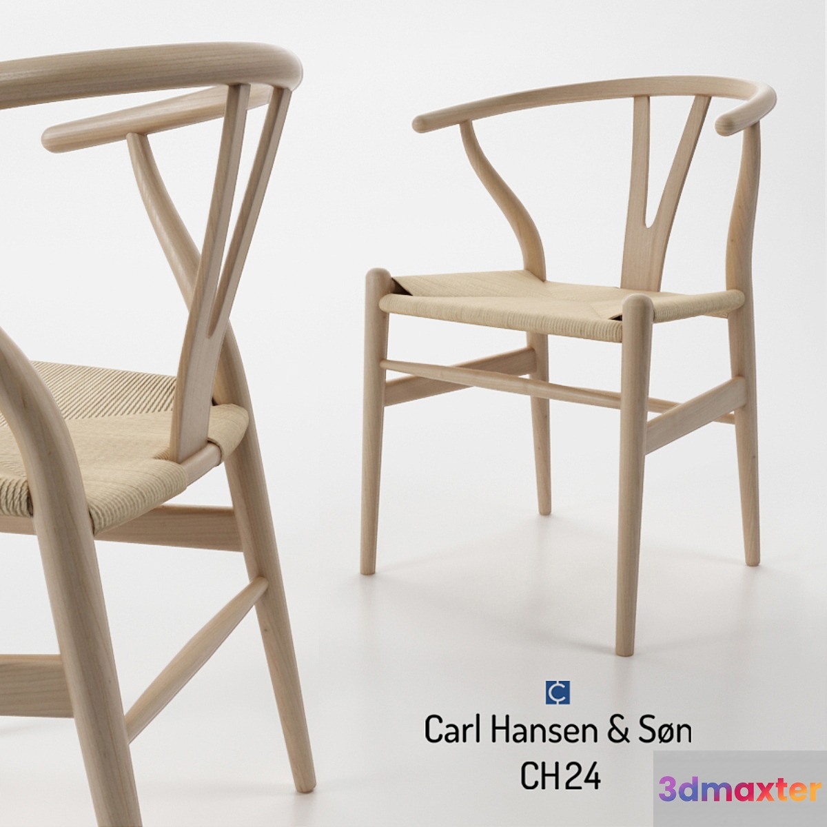 Carl Hansen & Son CH24 3D Max