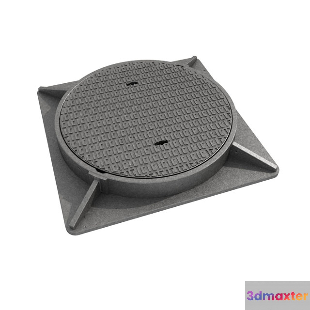 Hatch made of cast iron with (Of125) -8 -60 3D Max