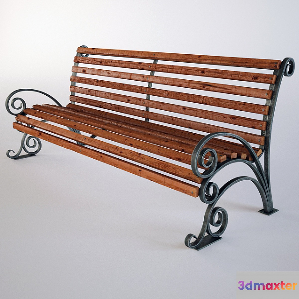 Bench wrought iron