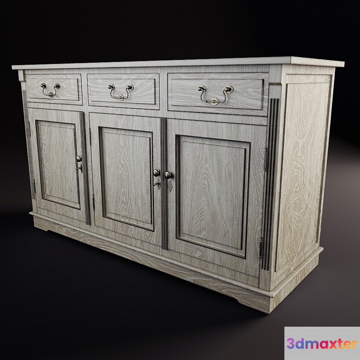 Eihholtz dresser 3 doors 3D Max